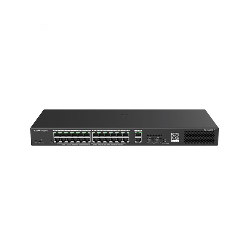 Switch Ruijie Reyee RG-ES228GS-P 28 Port (26 x 10/100/1000Base-T, 24 x PoE+ ports)