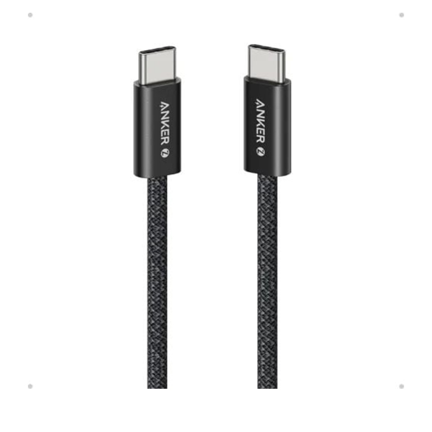 Cáp sạc Anker Zolo C-C 1.8m Nylon Đen (Black) B2B_A8060