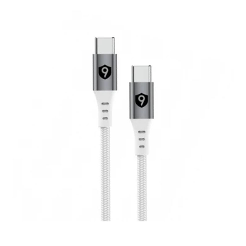 Cáp 9FIT USB-C to USB-C 1M White – 9FCA001W