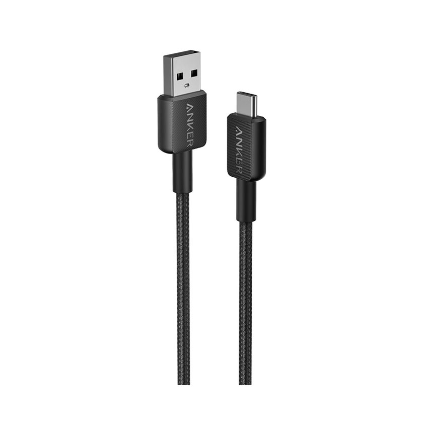 Cáp sạc Anker 322 A-C 1.8m Nylon Đen (Black) B2B_A81H6