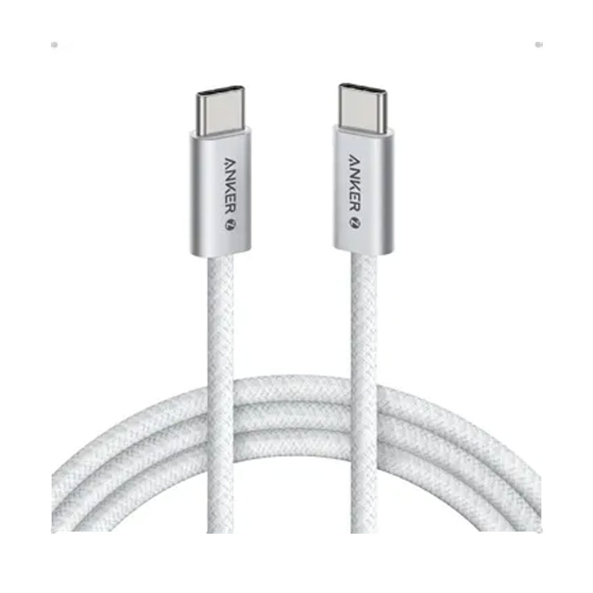 Cáp sạc Anker Zolo C-C 1m Nylon Trắng (White) B2B_A8060