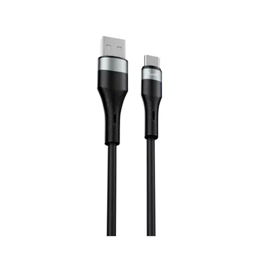 Cáp sạc Trusmi USB to USB-C CA34, dài 1M, màu đen TRUSMI