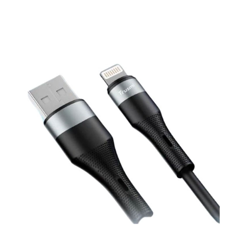 Cáp sạc Trusmi USB to lightning CA34, dài 1M, màu đen