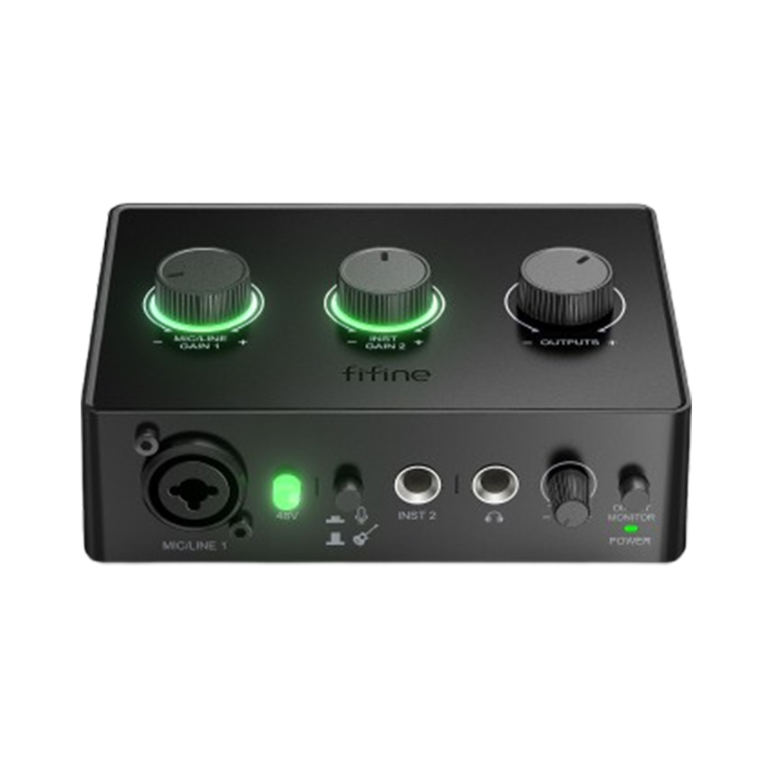 Card Âm Thanh (sound card) Fifine SC1 – Màu đen