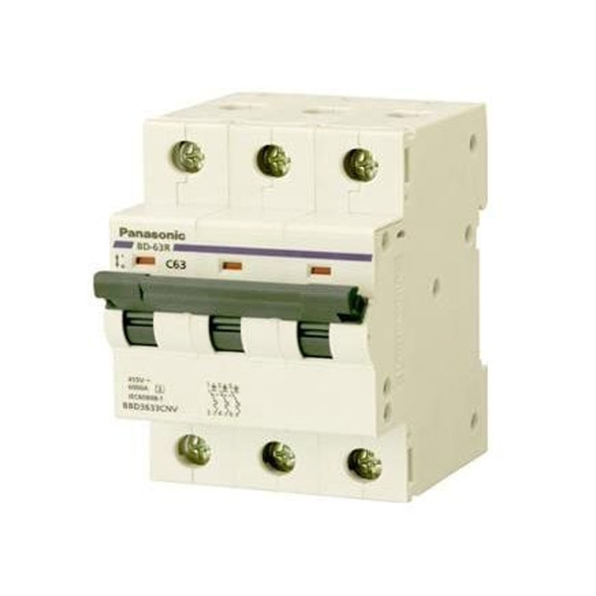 Cầu dao tự động 3 tép MCB 3P 63A Panasonic