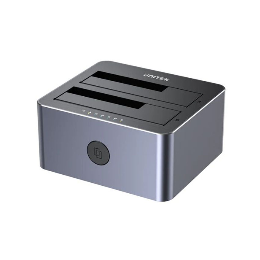 Dock ổ cứng 2 khe cắm 2.5/3.5 SATA3.0 UNITEK Y-3026GY01-EU