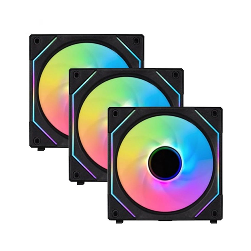 Fan Case LIAN-LI UNI FAN SL-INF Wireless Reverse 120 Black (Pack 3c)