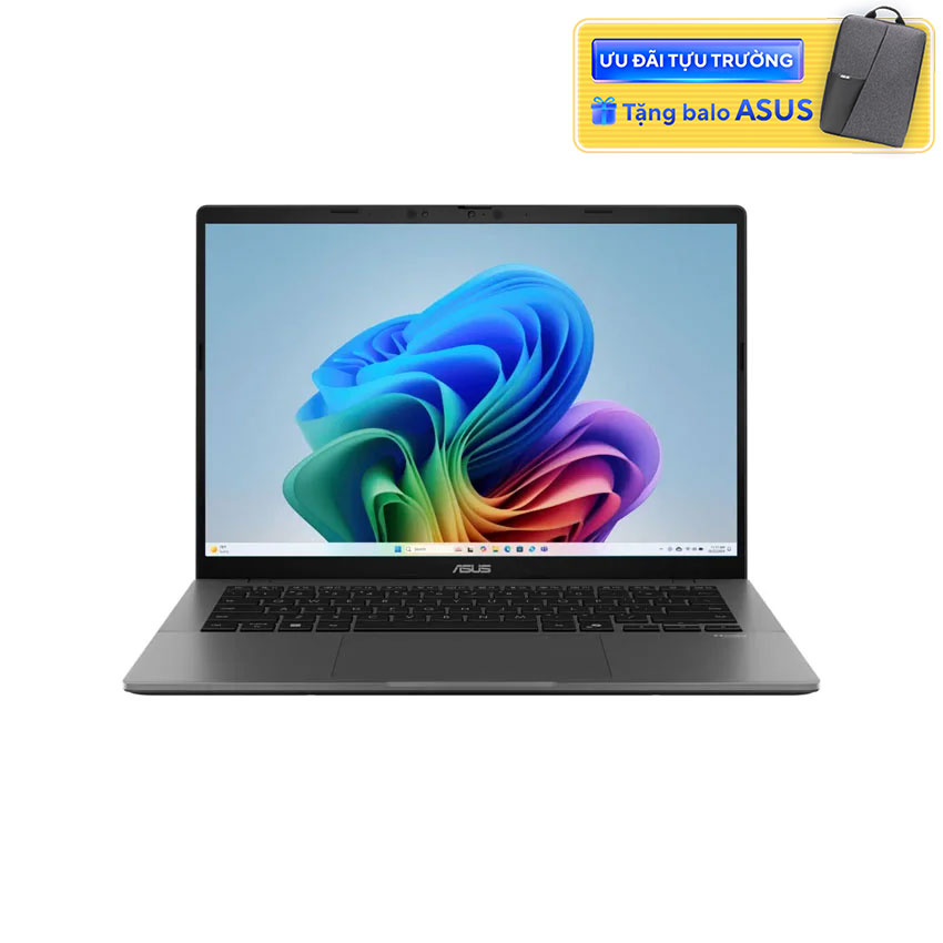 Laptop Asus VivoBook S3407QA-SF043W (X1 26 100/ 16GB RAM D5X/ 512GB SSD/ 14 OLED/ W6E/ BT / Win11SL/ Xám)