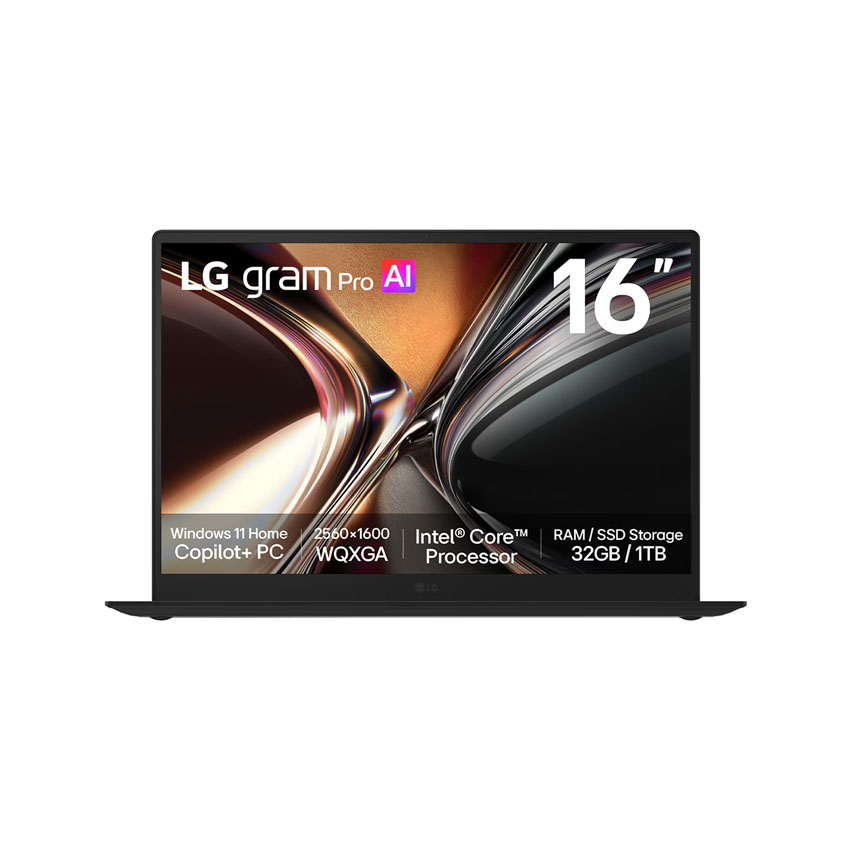 Laptop LG Gram Pro 16Z90U-G.AV85A5 (Ultra 7 355/32GB RAM LPDDR5x/512GB SSD/16.0 inch WQXGA/Win 11/Đen)