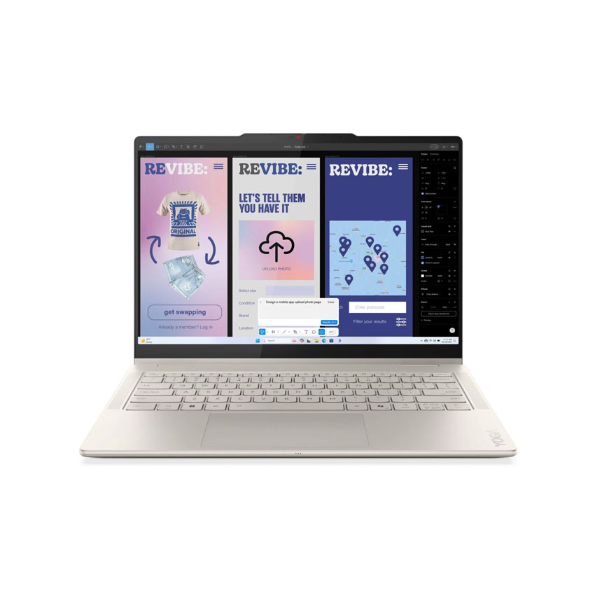 Laptop Lenovo Yoga 7 2 in 1 14IPH11 83TC002MVN (U7 355/32GB RAM/1TB SSD/14 WUXGA Oled Cảm ứng/Win11/Office365/Vàng/3Y)