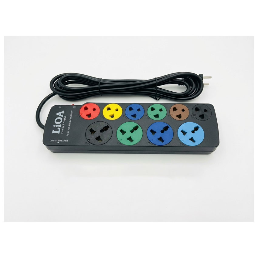 Ô Cắm Lioa 10 Chấu Đa Năng 5m 4D6SN5.2