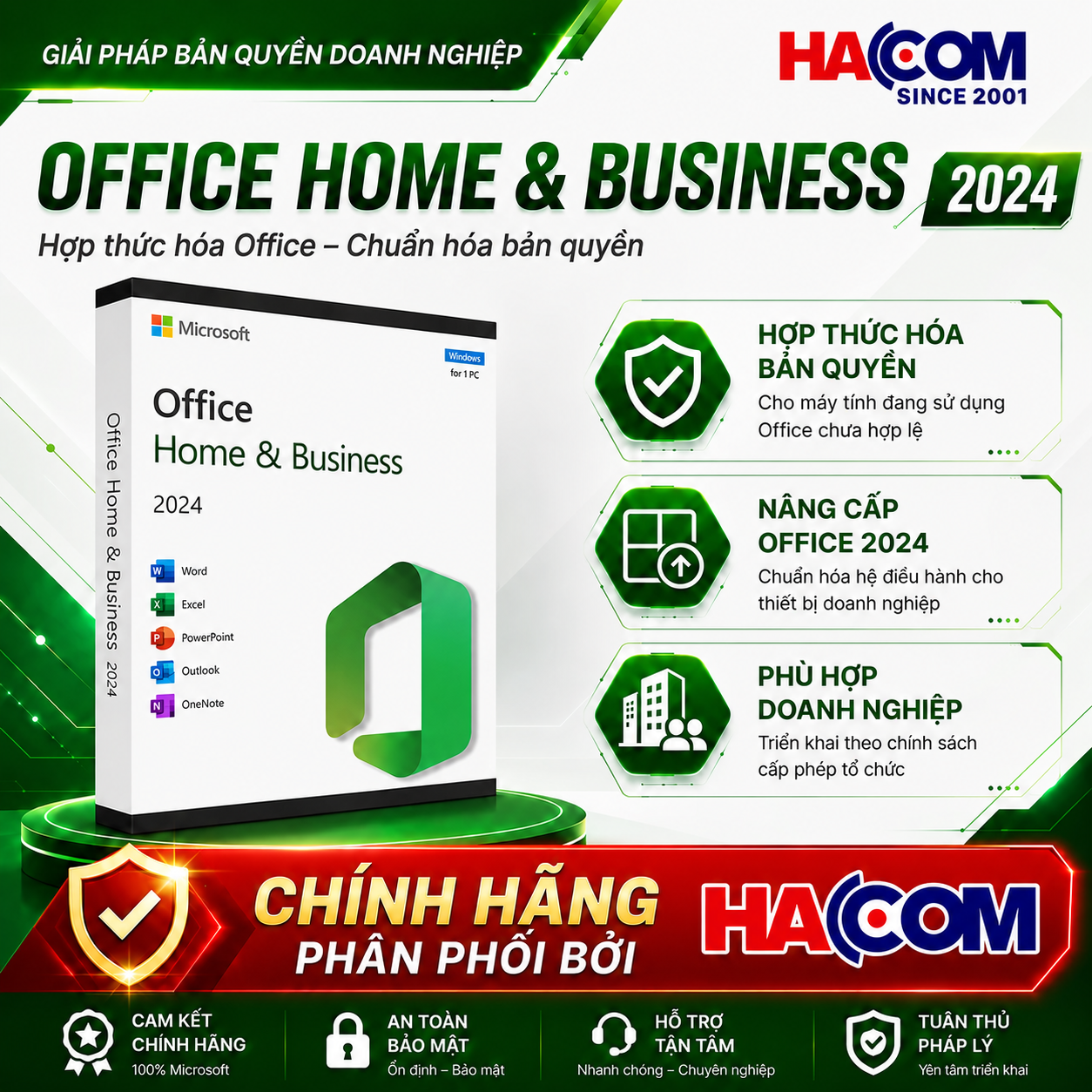 Phần mềm Office Microsoft Home & Business 2024 ESD (EP2-06604) ( Key điện tử )