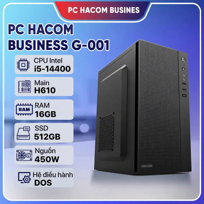 PC Vi tính A – Z BUSINESS G-001 ( Intel i5 14400/ 16GB RAM / 512GB SSD)