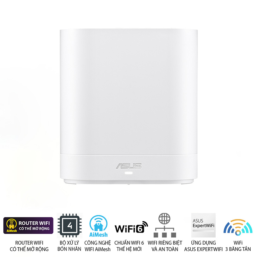 Router WiFi Mesh Asus ExpertWiFi EBM68 AX7800 (W-1-PK)