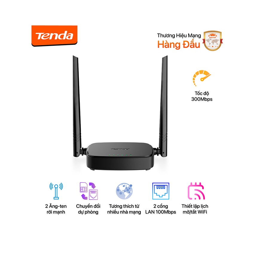 Router Wifi Tenda 4G05 dùng SIM 4G LTE 300Mbps(RTTE0030)