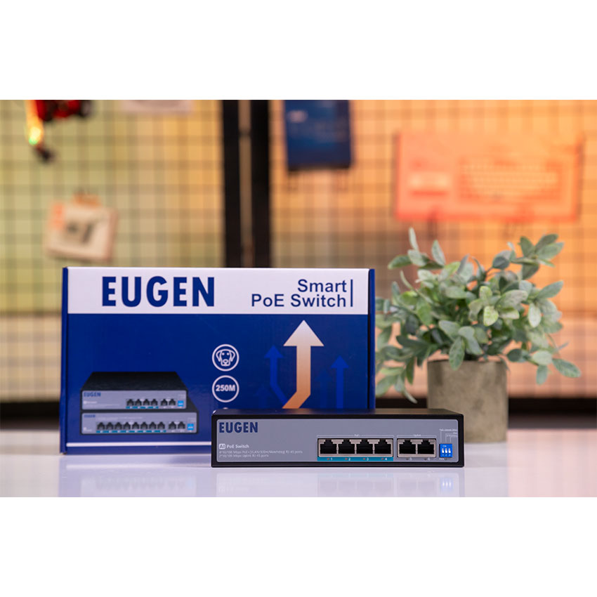SWTICH POE EUGEN-3106POE/4 POE/2 UPLINK/60W