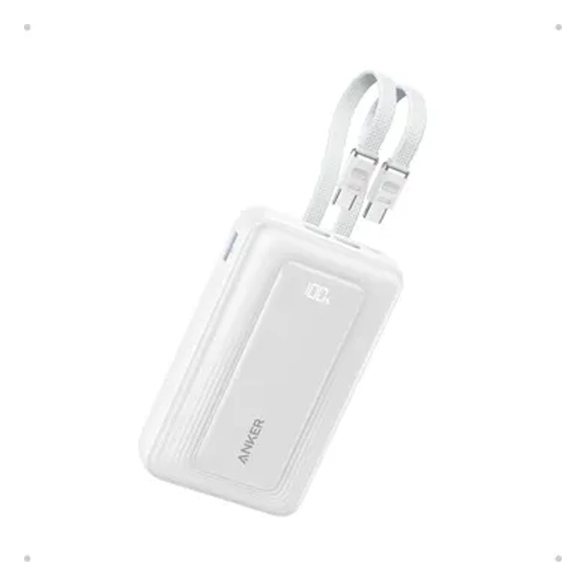 Sạc dự phòng từ tính Anker MagGo 1C 15W 10000mah Trắng B2B_A1664