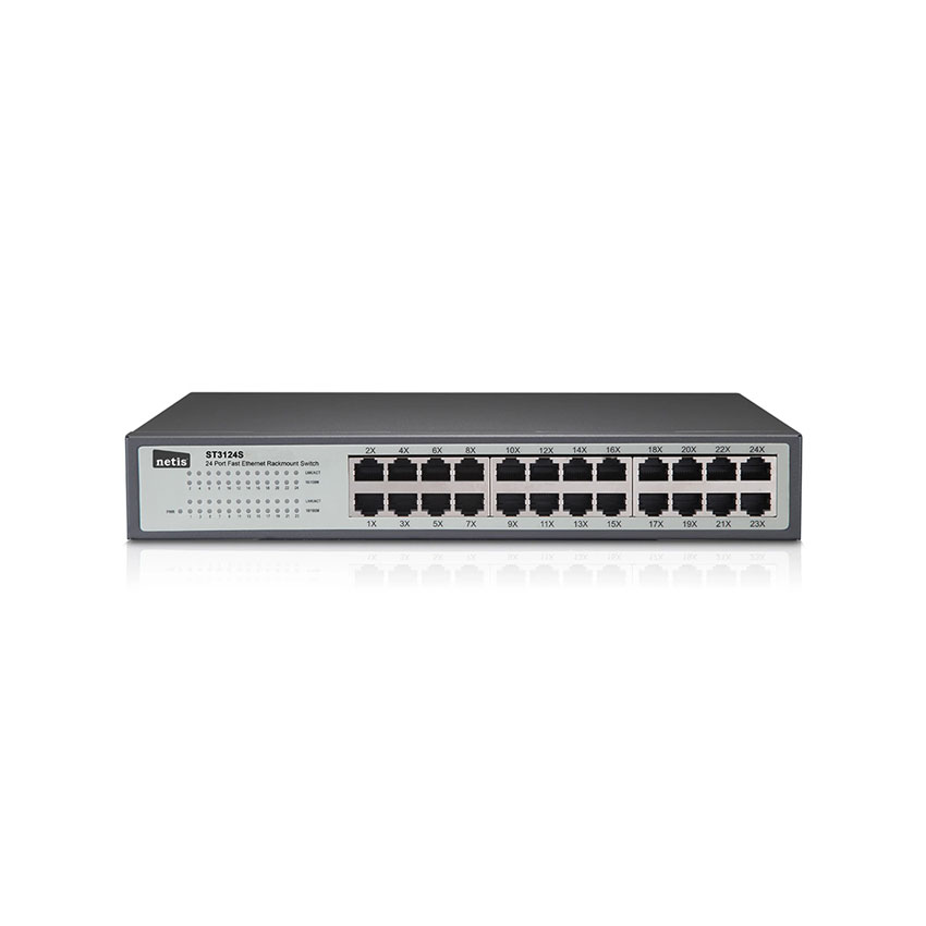 Switch Netis ST3124S (24 port 10/100M – Vỏ kim loại)