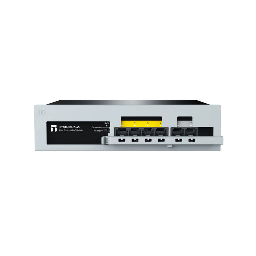 Switch POE Netis ST106PDI-2-65 (4 port PoE + 2 Uplinks)