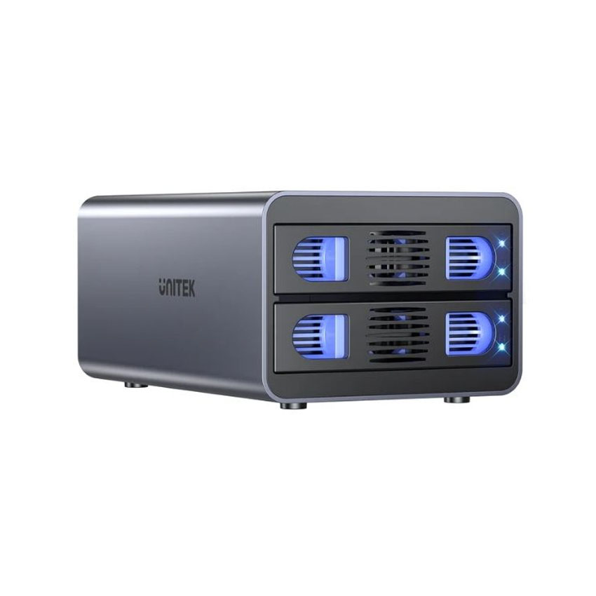 Hộp đựng ổ cứng gắn ngoài Type-C RAID Bay UNITEK S1308C01-EU