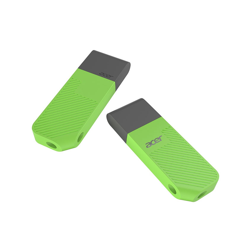 USB ACER, USB 3.2 gen 1, 64GB, Green Plastic (ABS) (UP300-64GB-GR)