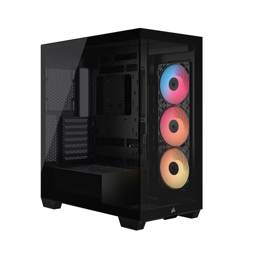 Vỏ máy tính Corsair 3500X RS-R ARGB Tempered Glass – Black (eATX/3 fan ARGB)