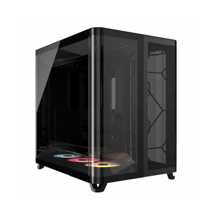 Vỏ máy tính Corsair AIR 5400 RS-R ARGB Tempered Glass – Black (eATX/3 fan ARGB)