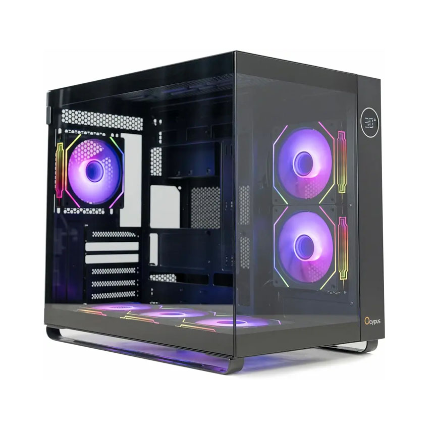 Vỏ máy tính OCYPUS Lota C70 BK ARGB – Black (ATX/6 fan)