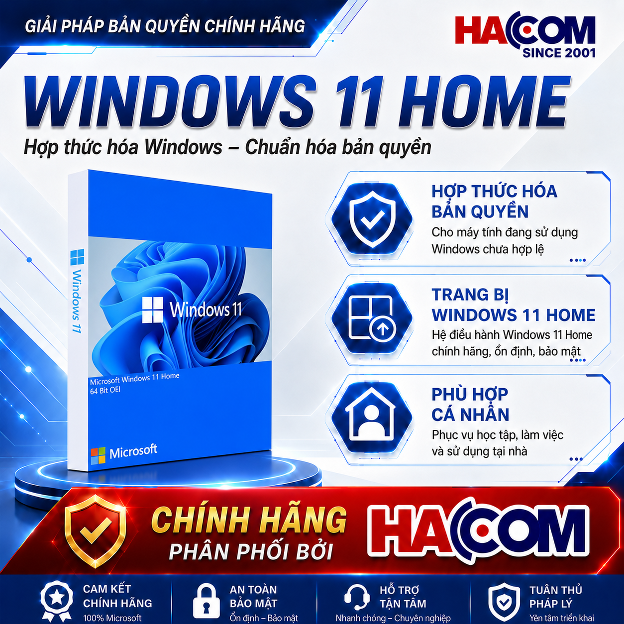 Phần Mềm Microsoft Windows 11 Home 64Bit DVD KW9-00632
