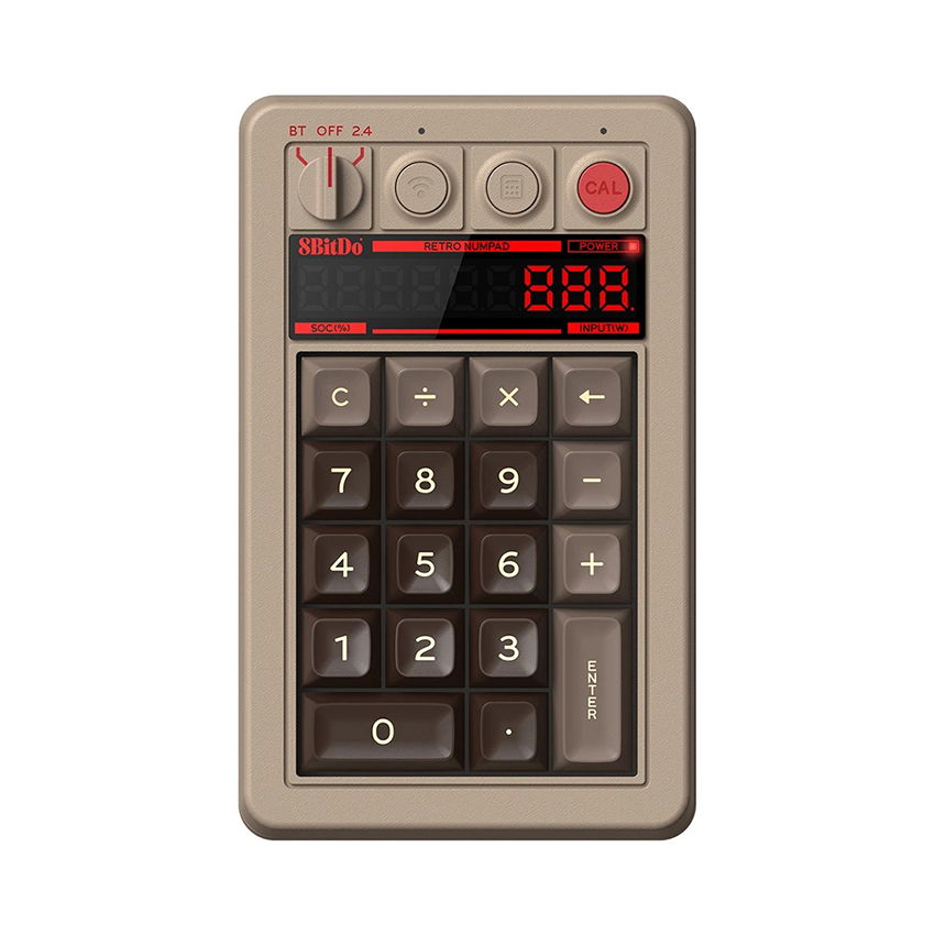 Bàn phím 8BitDo Retro 18 Mechanical Numpad – C64 Edition