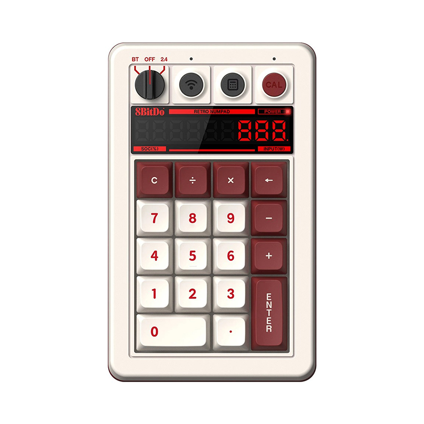 Bàn phím 8BitDo Retro 18 Mechanical Numpad – Fami Edition