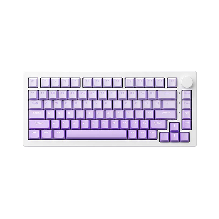 Bàn phím AKKO 5075 V3 White&Purple Gradient Akko Frost Pink