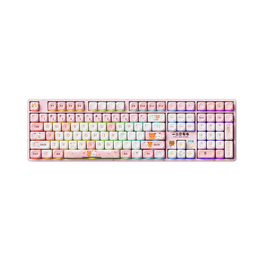 Bàn phím AKKO 5108B Plus Yier and Bubu pink