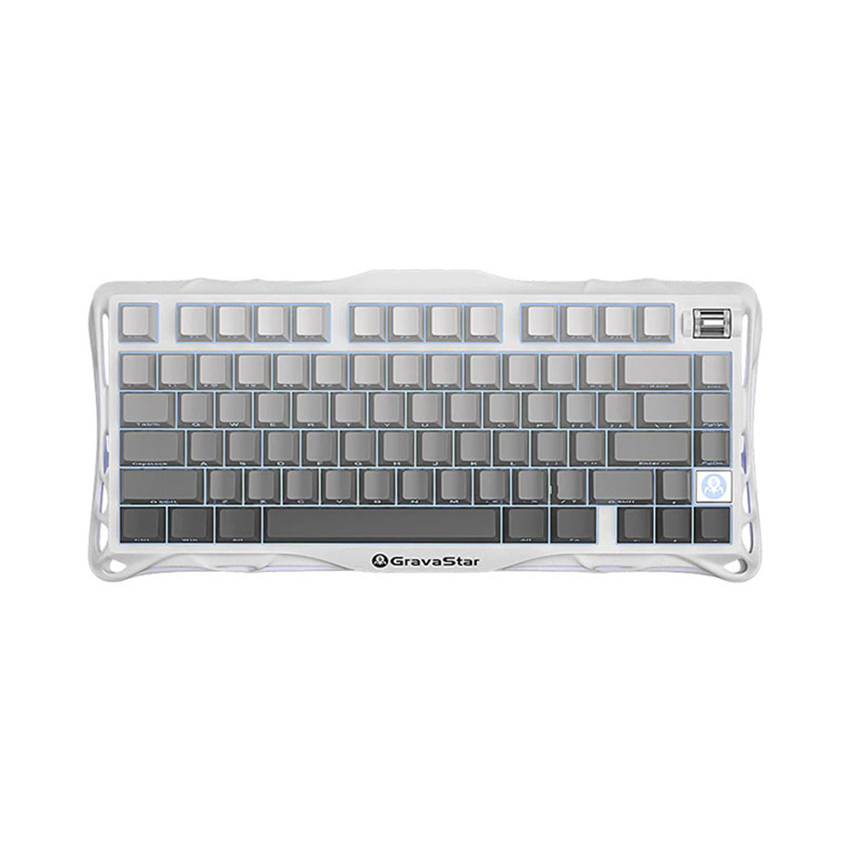 Bàn phím GravaStar Mercury K1 (Gradient White)