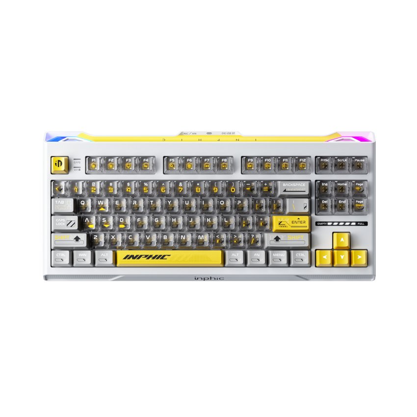 Bàn phím INPHIC K87 Pro Trắng