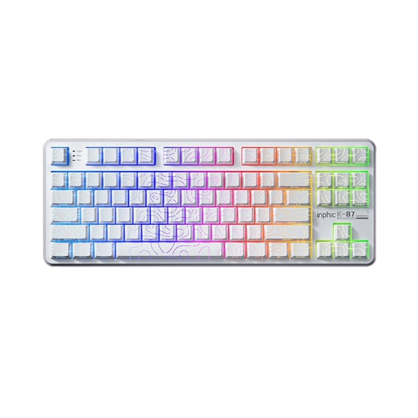 Bàn phím INPHIC K87 Trắng