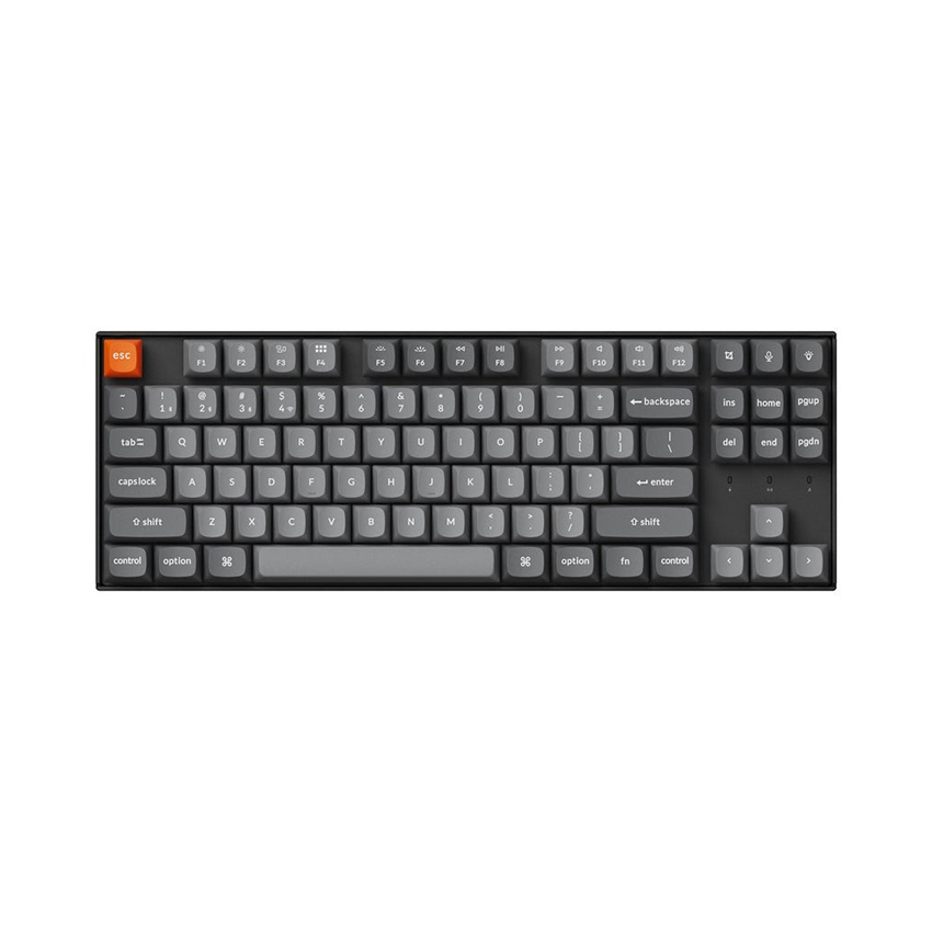 Bàn phím Keychron K8M-H4 K8 Max Swappable RGB Backlight Banana Switch - Black