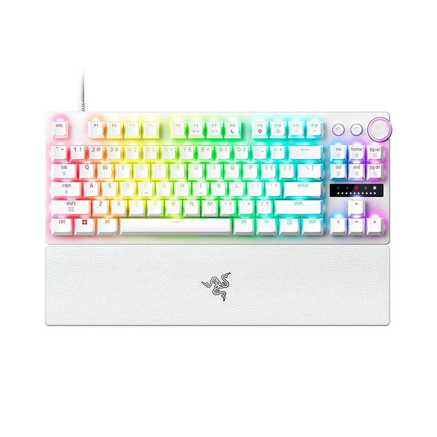 Bàn phím Razer Huntsman V3 Pro Tenkeyless 8KHz – White Edition