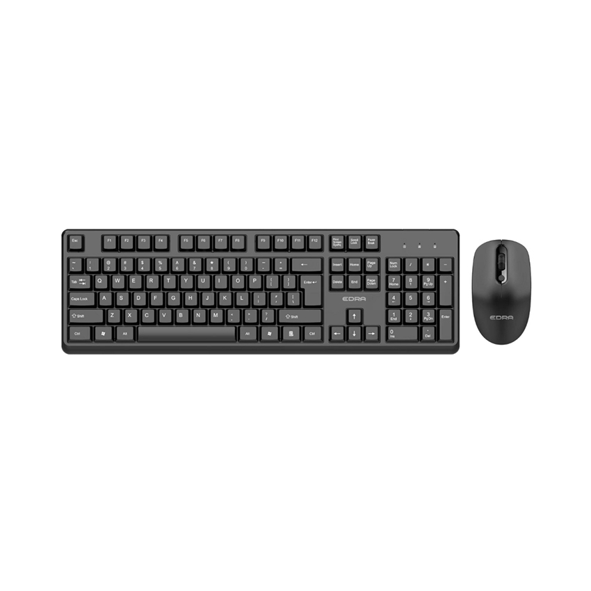 Bộ bàn phím chuột không dây EDRA EC802W