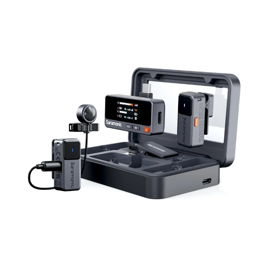 Bộ micro không dây Saramonic AIR 02 (2TX+RX+LAV)