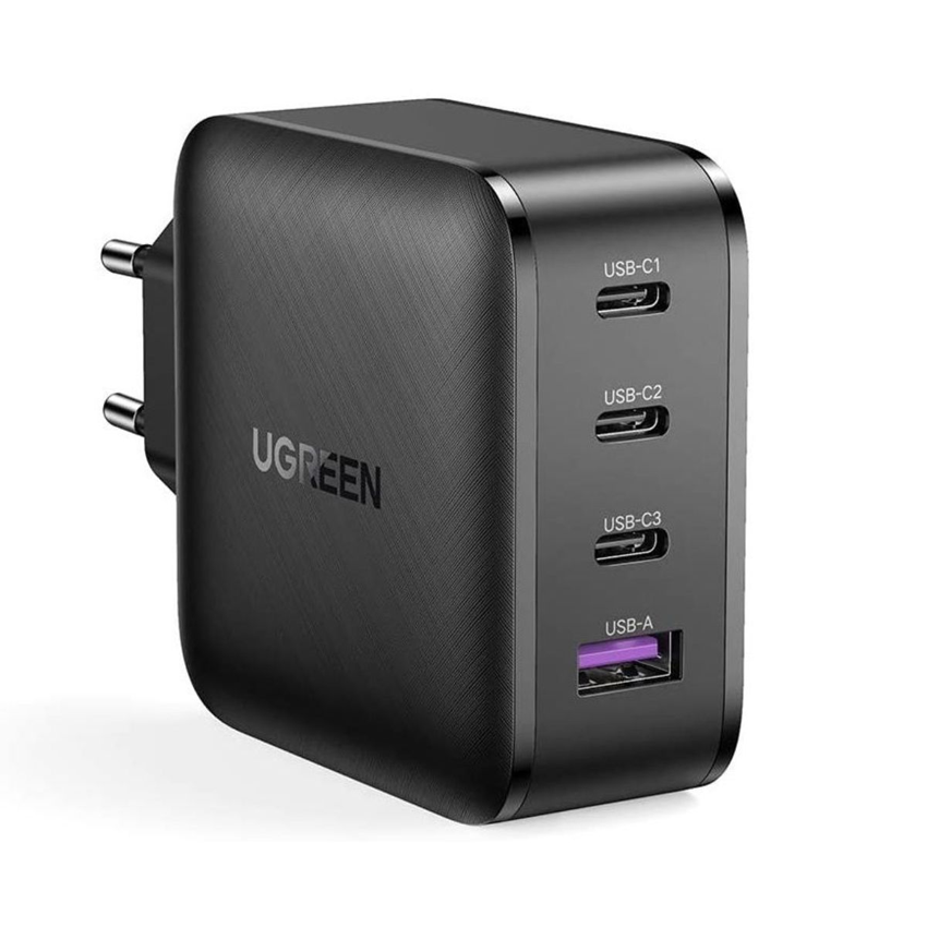 Bộ sạc nhanh GaN 65W Ugreen CD224 3C1A EU 70774
