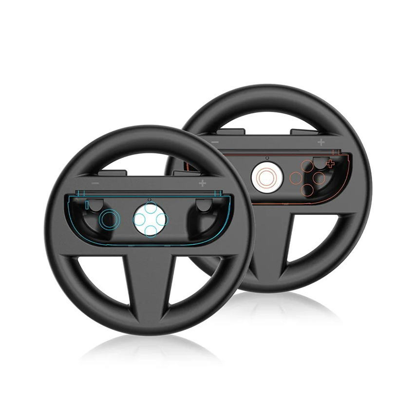 Bộ vô lăng Steering Wheel for Nintendo Switch 2 màu đen JYS-NS2261