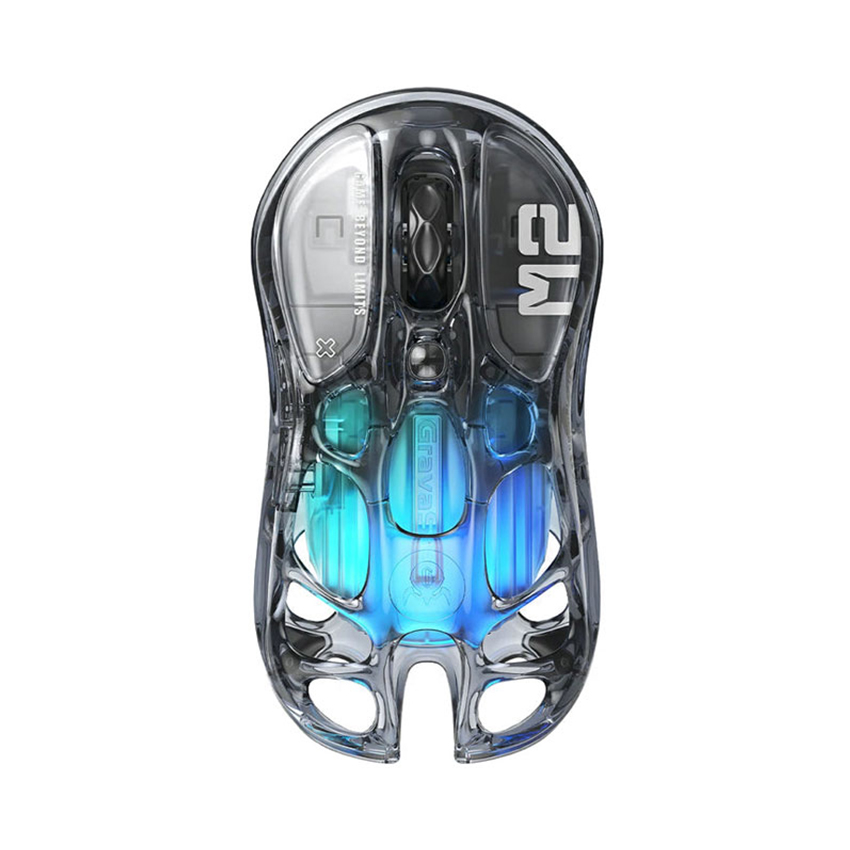 Chuột GravaStar Mercury M2 (Transparent Black)
