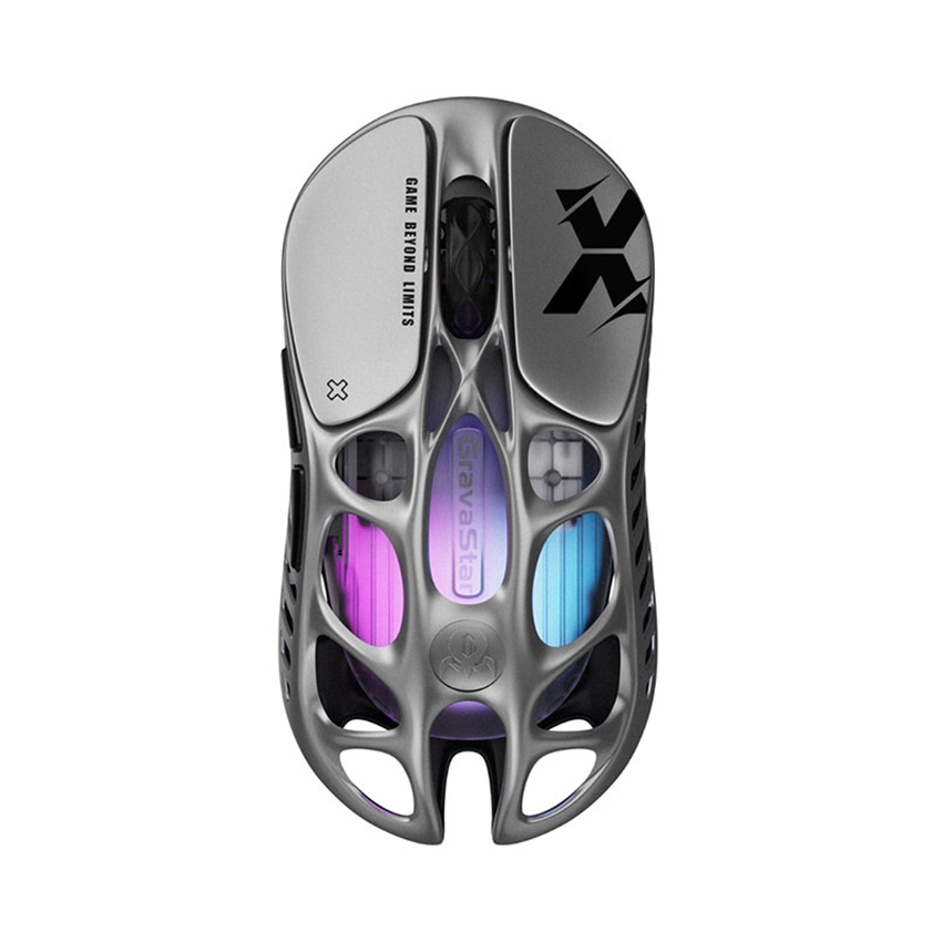 Chuột GravaStar Mercury X (Interstellar Silver)
