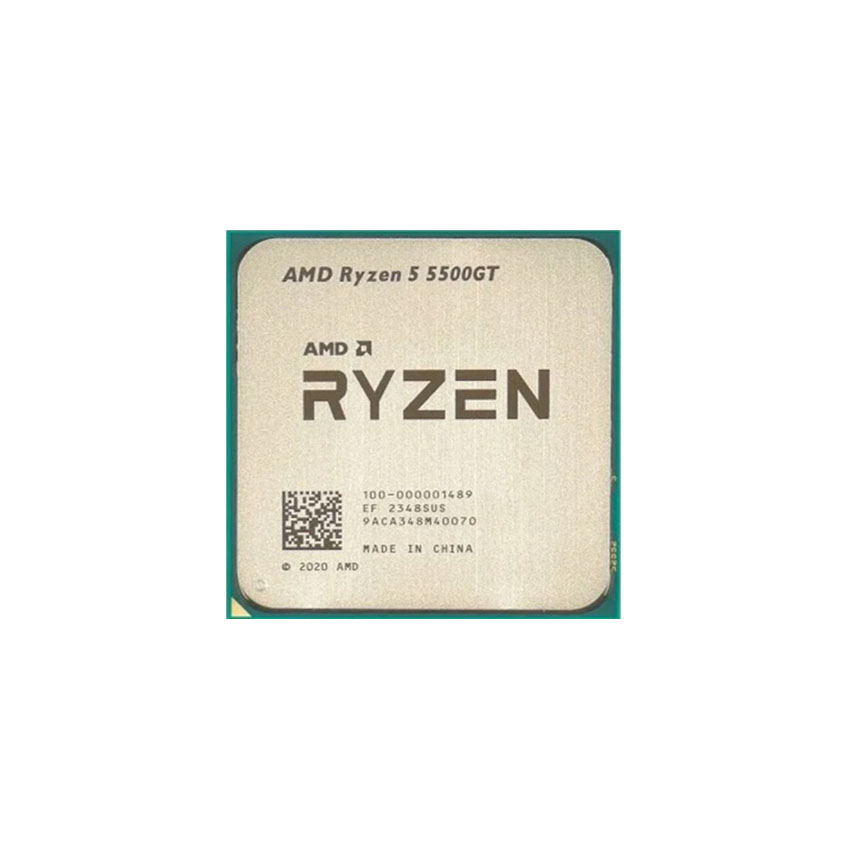 CPU AMD Ryzen 5 5500GT (4.4 GHz Upto 3.6 GHz / 19MB / 6 Cores, 12 Threads / Socket AM4)-(Tray chính hãng kèm tản nhiệt)