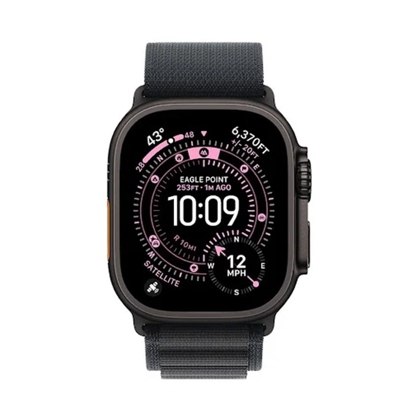 Đồng Hồ Apple Watch Ultra 3 GPS + Cellular 49mm Viền Black Titanium Dây Alpine Size M (MF0V4SA/A)