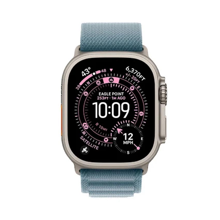 Đồng Hồ Apple Watch Ultra 3 GPS + Cellular 49mm Viền Natural Titanium Dây Alpine Size M (MEWM4SA/A)