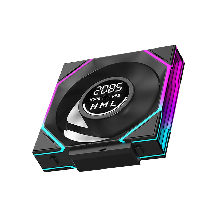 Fan JUNGLE LEOPARD Interstellar V4 120 LCD Black single