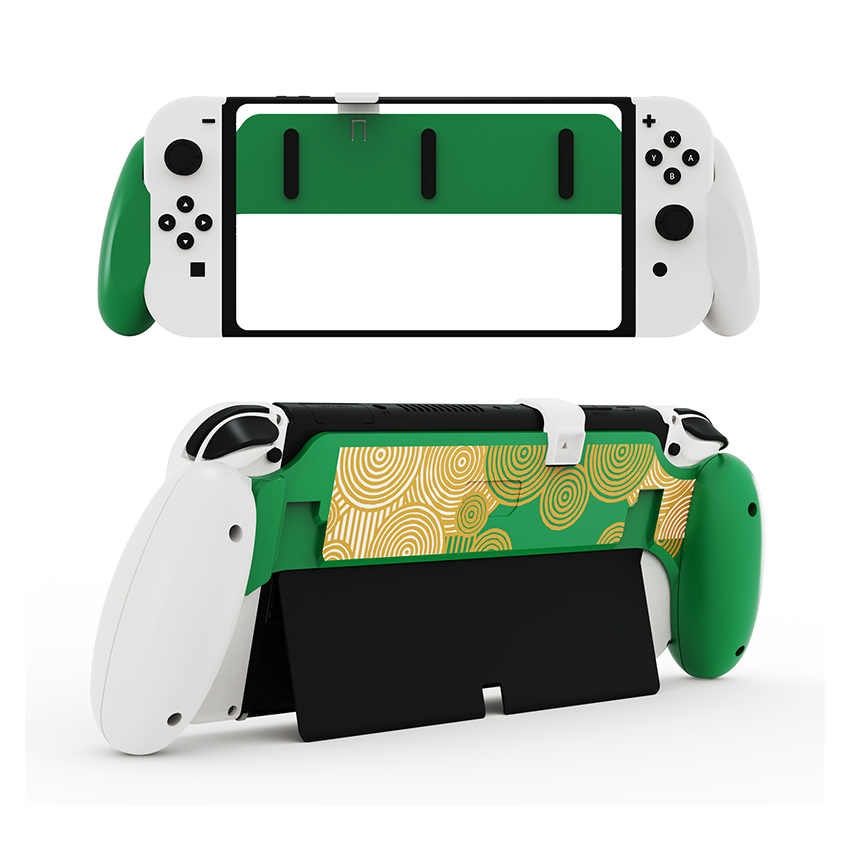 Grip Case cho Nintendo Switch Oled màu xanh JYS-NS229