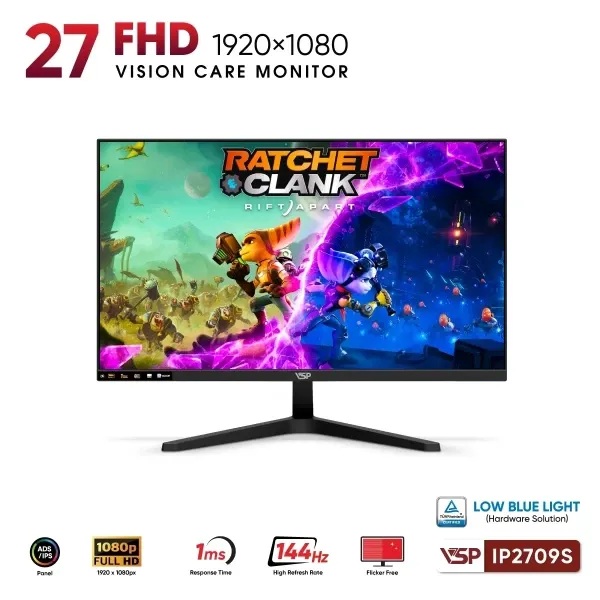 Màn Hình VSP IP2709S (27 inch/FHD/IPS/144Hz/1ms)